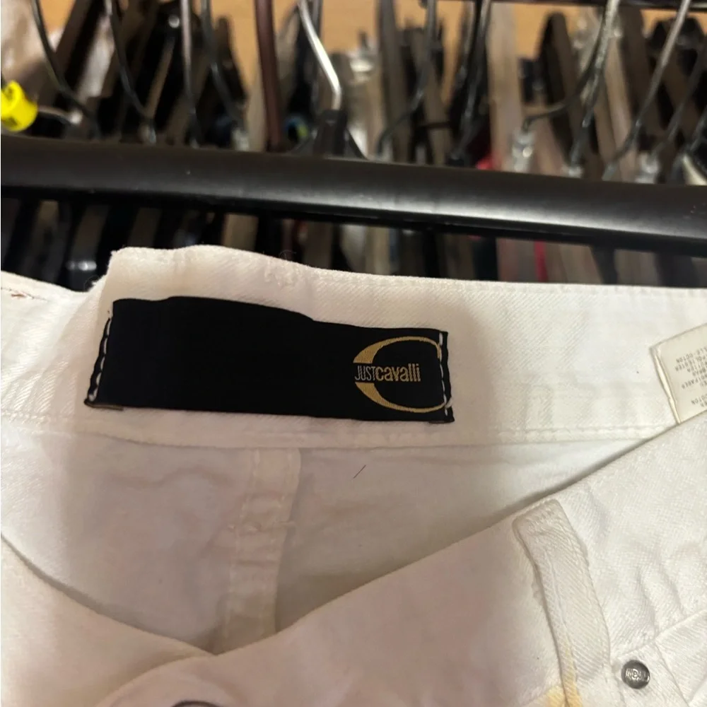 Just Cavalli White Jeans